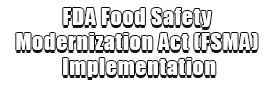 FDA Food Safety Modernization Act (FSMA) Implementation Logo